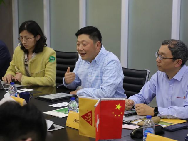 中國建築材料聯合會參訪西卡中國