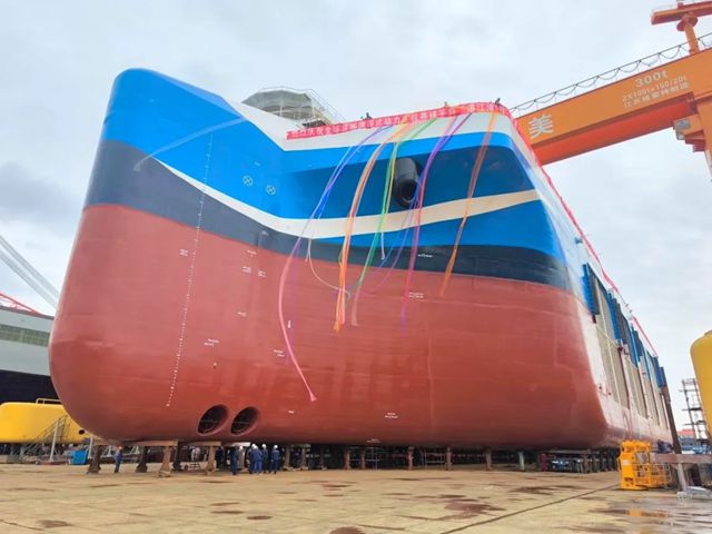 全球首創“湛江灣1號”建成下水 雙瑞塗料標準化防腐體係護航深海重器