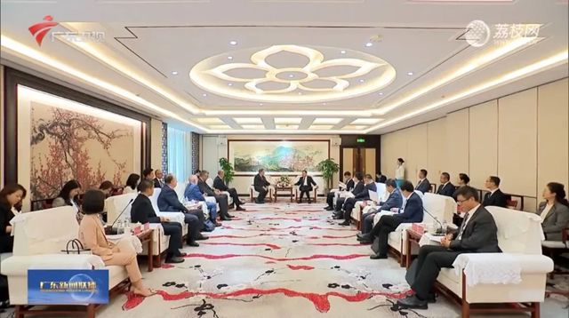 宣偉亞洲高層拜訪廣東省政府領導，共謀發展合作