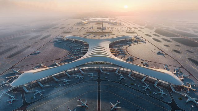 重慶江北國際機場T3B航站樓鋼結構防火保護工程取得先進示範成果
