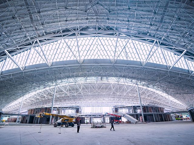 重慶江北國際機場T3B航站樓鋼結構防火保護工程取得先進示範成果