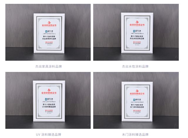 君子蘭榮獲多項金漆獎 彰顯高端家具塗料市場領先地位
