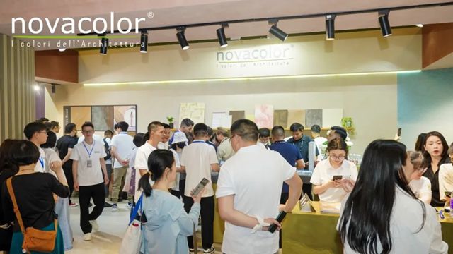 Novacolor閃耀設計上海2025，意式牆麵美學大放異彩