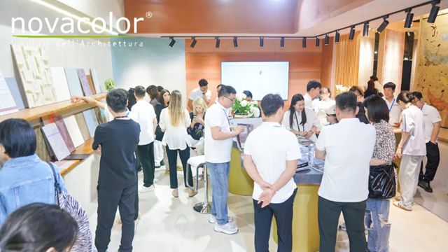 Novacolor閃耀設計上海2025，意式牆麵美學大放異彩