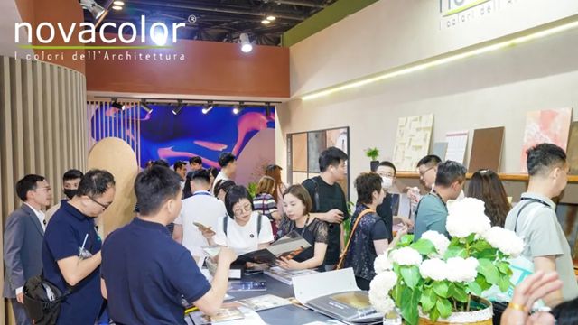 Novacolor閃耀設計上海2025，意式牆麵美學大放異彩