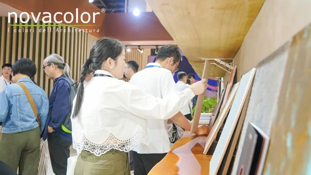 Novacolor閃耀設計上海2025，意式牆麵美學大放異彩