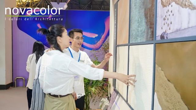 Novacolor閃耀設計上海2025，意式牆麵美學大放異彩