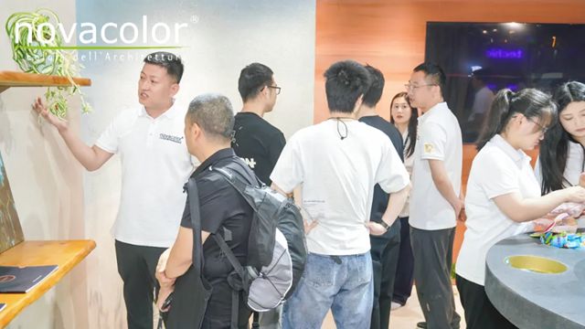 Novacolor閃耀設計上海2025，意式牆麵美學大放異彩