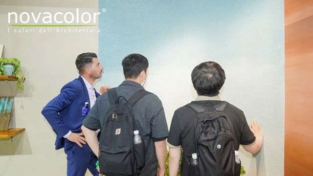 Novacolor閃耀設計上海2025，意式牆麵美學大放異彩