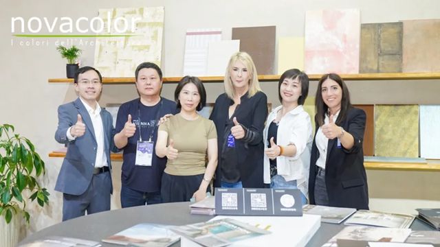 Novacolor閃耀設計上海2025，意式牆麵美學大放異彩