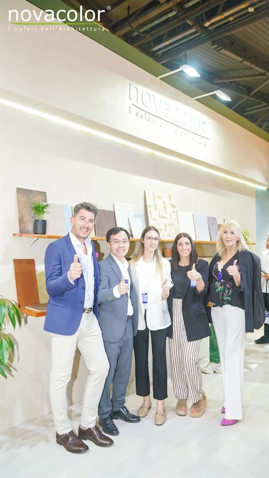 Novacolor閃耀設計上海2025，意式牆麵美學大放異彩