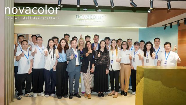 Novacolor閃耀設計上海2025，意式牆麵美學大放異彩
