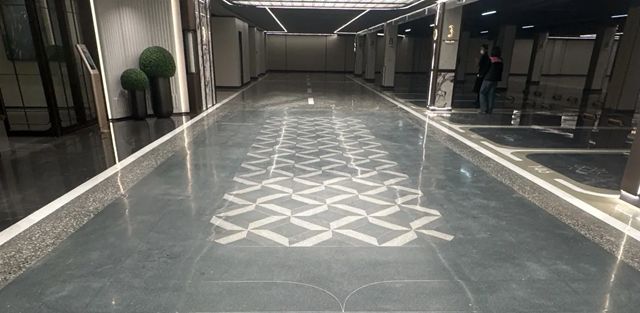 【七彩建設精品案例】濟南保利・雲上璟譽：地坪藝術，歸家之美​
