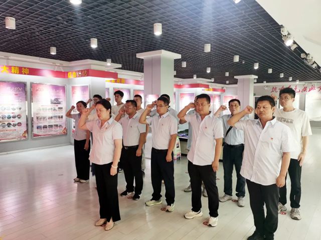 永新管業黨支部赴清水縣抗日救亡運動紀念館開展主題黨日活動
