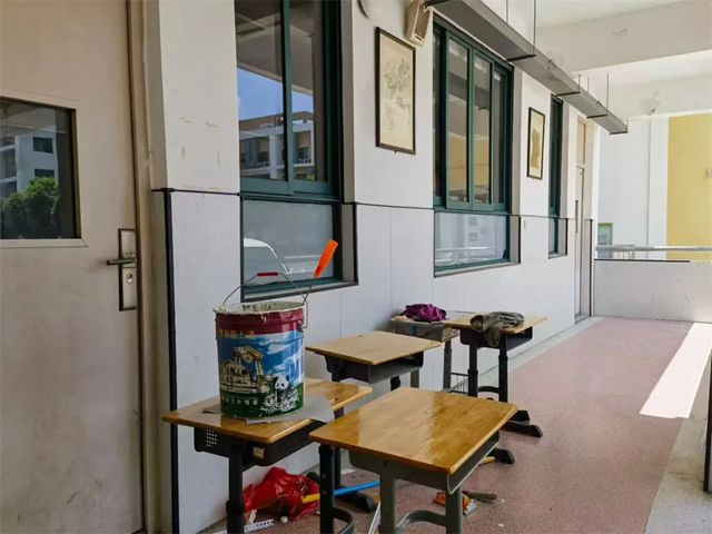 嘉麗士商裝水漆助力路橋二中煥新，守護校園美好