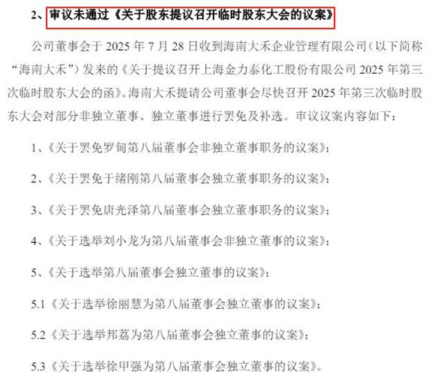 第一大股東與三名獨董結盟對抗創始人，金力泰暗戰再起