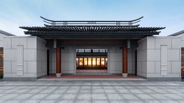 標杆力作！三棵樹商業空間藝術漆助力全球茶業新地標落成