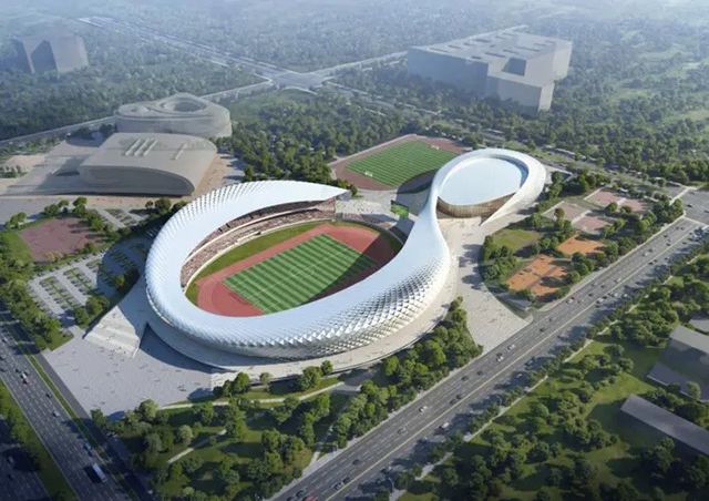 三棵樹TPO防水卷材助力宿州奧林匹克體育中心項目建設