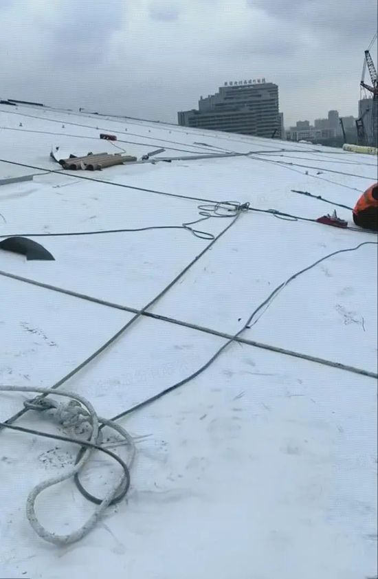 三棵樹TPO防水卷材助力宿州奧林匹克體育中心項目建設