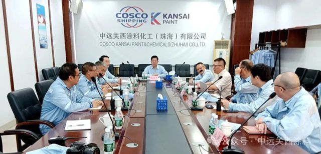 香港中遠海運董事長錢衛忠一行赴中遠關西珠海工廠工作調研及安全檢查
