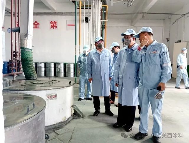 香港中遠海運董事長錢衛忠一行赴中遠關西珠海工廠工作調研及安全檢查